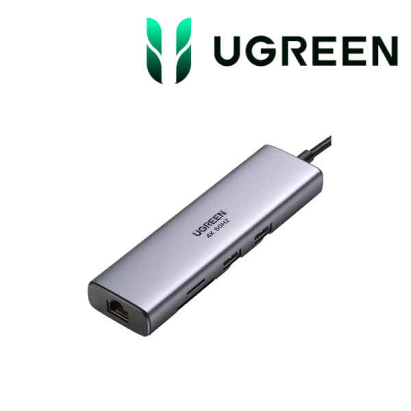 Ugreen Station d accueil USB-C 7 en 1 HDMI 4K Connectique UGREEN, Ultra Pc Gamer Maroc