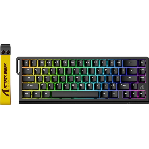 ATTACK SHARK X68 HE BLACK (Magnetic Switch) Claviers ATTACK SHARK, Ultra Pc Gamer Maroc