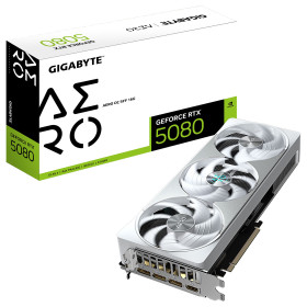Gigabyte GeForce RTX 5080 AERO OC SFF 16Go GDDR7 Cartes graphiques Gigabyte, Ultra Pc Gamer Maroc