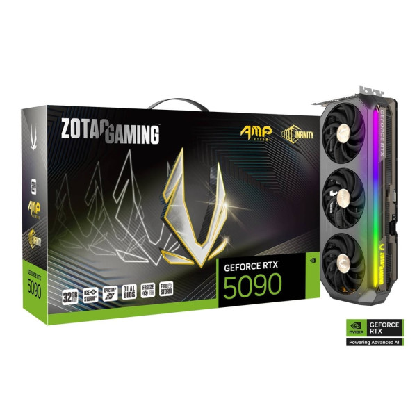 ZOTAC GAMING GeForce RTX 5090 AMP Extreme INFINITY 32GB GDDR7 NVIDIA Zotac, Ultra Pc Gamer Maroc
