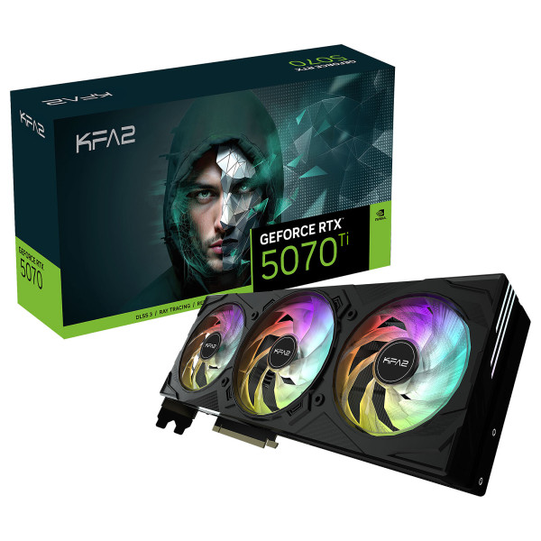 KFA2 GeForce RTX 5070 Ti EX Gamer OC 16G Cartes graphiques KFA2, Ultra Pc Gamer Maroc