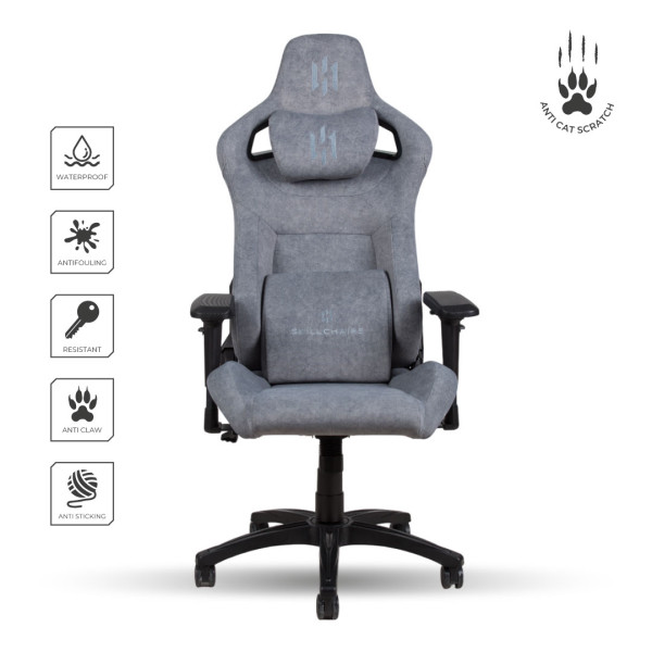 SKILLCHAIRS SC5 VILEN GRAY Chaise gamer SKILLCHAIRS, Ultra Pc Gamer Maroc