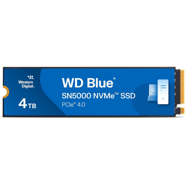 Western Digital SSD WD Blue SN5000 4TB (Sans emballage) Disques SSD Western Digital, Ultra Pc Gamer Maroc
