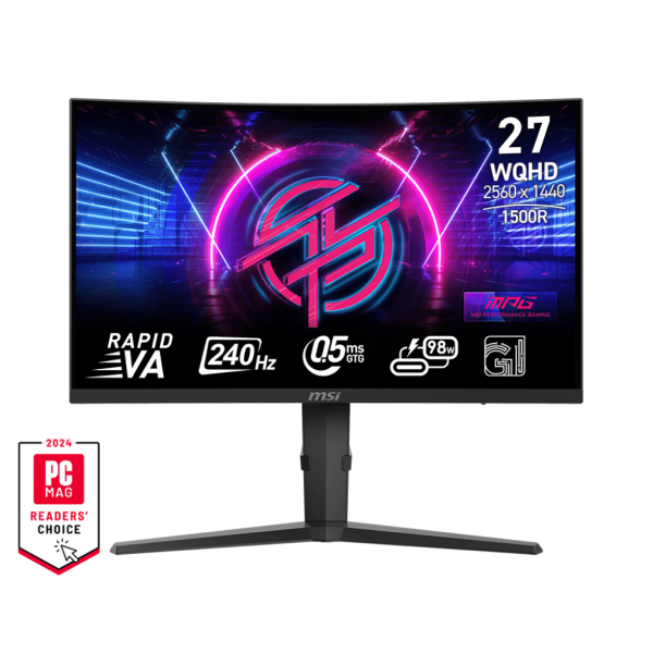 MSI MPG 275CQRXF 27" Fast VA 240Hz 0.5ms 2K Moniteurs MSI, Ultra Pc Gamer Maroc