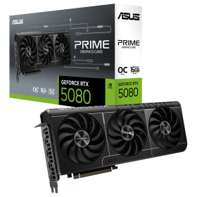 ASUS PRIME GeForce RTX 5080 16GB GDDR7 OC Edition Cartes graphiques ASUS, Ultra Pc Gamer Maroc