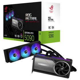 ASUS GeForce ROG Astral LC GeForce RTX 5090 32GB GDDR7 OC Edition Cartes graphiques ASUS, Ultra Pc Gamer Maroc