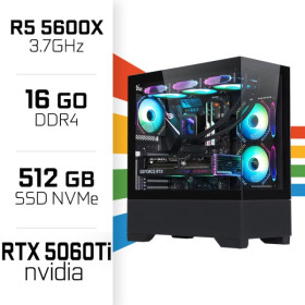PC Gamer Ryzen 5 5600X/16GB/512GB SSD/RTX5060 Ti POWERED BY MSI UltraPC, Ultra Pc Gamer Maroc