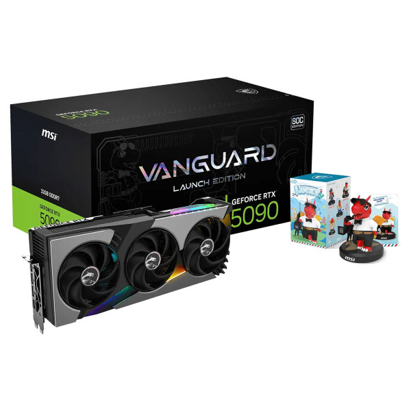 MSI GeForce RTX 5090 VANGUARD SOC LAUNCH EDITION 32GB GDDR7 Cartes graphiques MSI, Ultra Pc Gamer Maroc