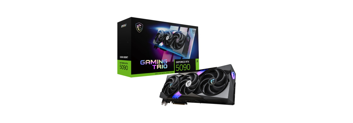 MSI GeForce RTX 5090 GAMING TRIO OC 32Go...