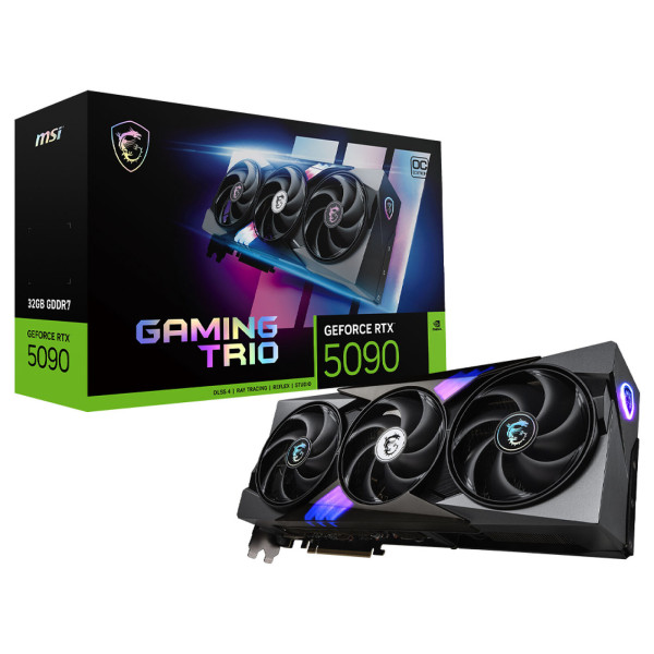 MSI GeForce RTX 5090 GAMING TRIO OC 32GB GDDR7 Cartes graphiques MSI, Ultra Pc Gamer Maroc