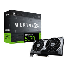 MSI GeForce RTX 5070 VENTUS 2X OC 12GB GDDR7 Cartes graphiques MSI, Ultra Pc Gamer Maroc