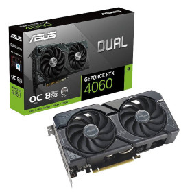 ASUS GeForce RTX 4060 Dual OC Edition 8Go GDDR6 (SANS EMBALLAGE) NVIDIA ASUS, Ultra Pc Gamer Maroc