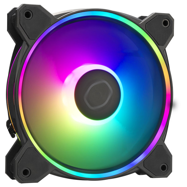 Cooler Master MasterFan MF120 Halo 3in1 (Black) Ventilateurs boîtier Cooler Master, Ultra Pc Gamer Maroc
