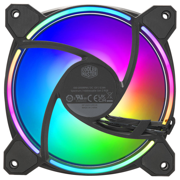 Cooler Master MasterFan MF120 Halo 3in1 (Black) Ventilateurs boîtier Cooler Master, Ultra Pc Gamer Maroc