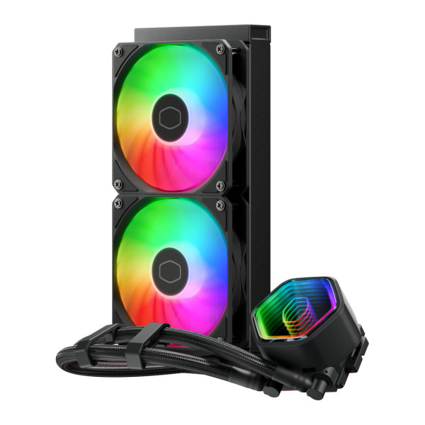 Cooler Master MasterLiquid 240 Core II ARGB (Black) Refroidissement Cooler Master, Ultra Pc Gamer Maroc