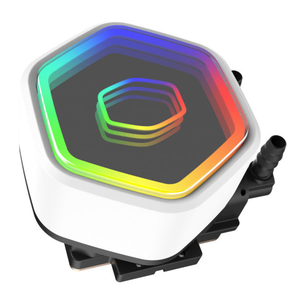 Cooler Master MasterLiquid 360 Core II ARGB (White) Refroidissement Cooler Master, Ultra Pc Gamer Maroc