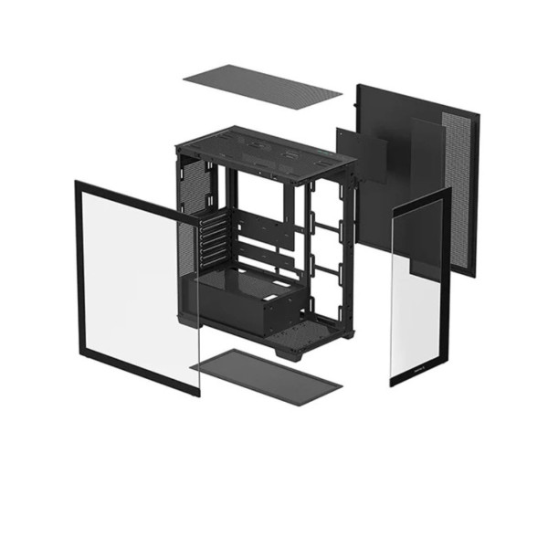 DeepCool CG580 Black Boitiers PC DeepCool, Ultra Pc Gamer Maroc
