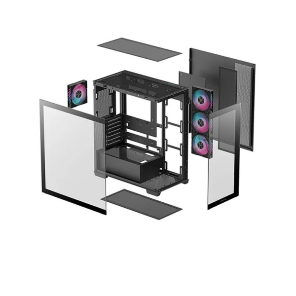 DeepCool CG580 4F Black Boitiers PC DeepCool, Ultra Pc Gamer Maroc