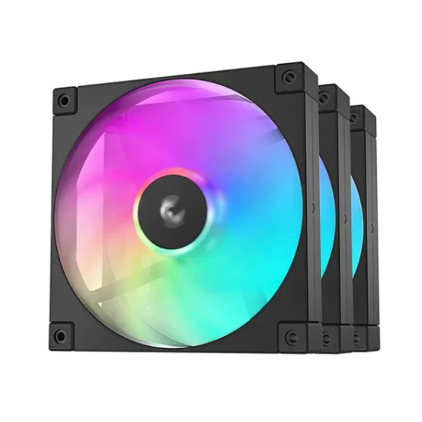 DeepCool FD14 ARGB (Triple Pack) Black Refroidissement DeepCool, Ultra Pc Gamer Maroc