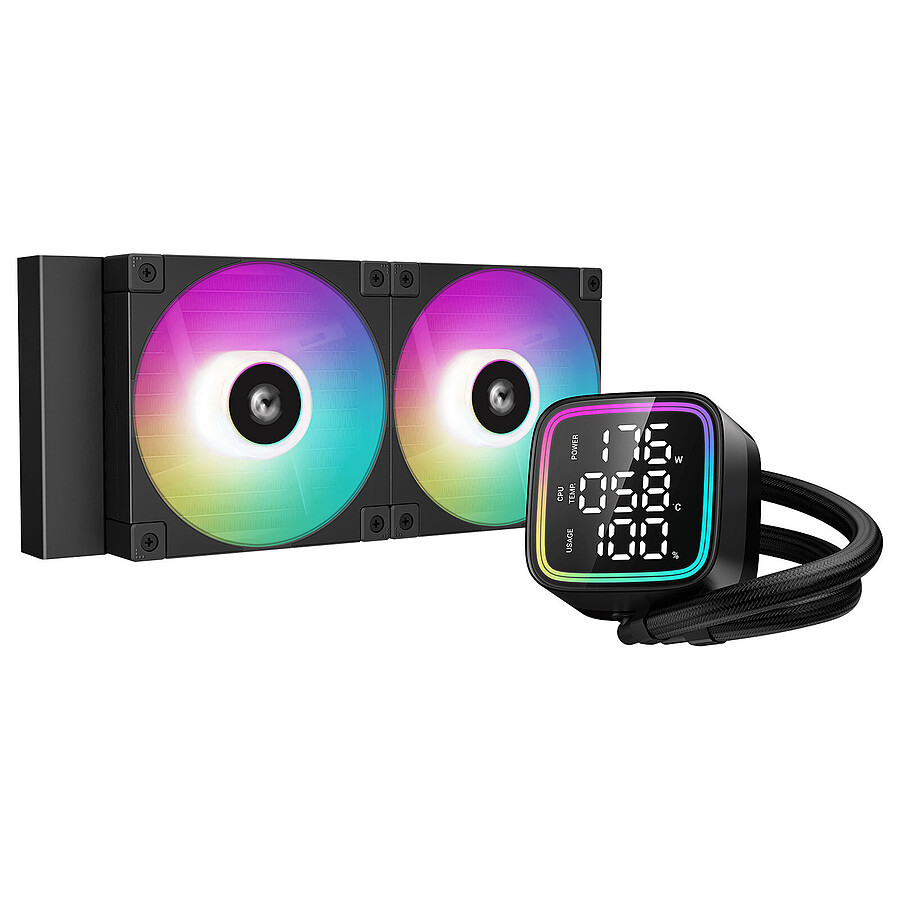 DEEPCOOL LQ240 Noir Air Cooler (Black)