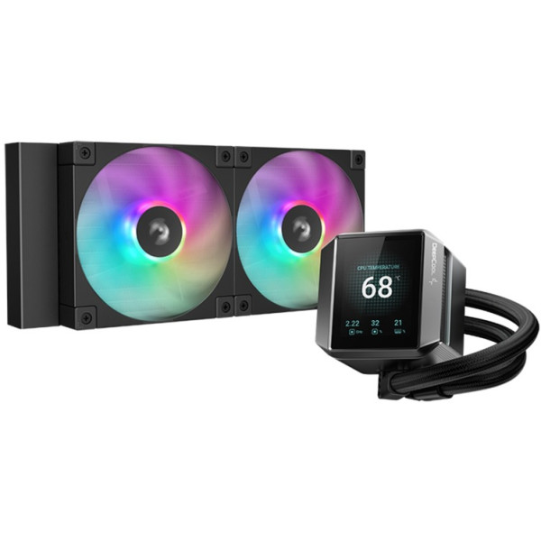 DeepCool MYSTIQUE 240 ARGB (Black) Kits Watercooling DeepCool, Ultra Pc Gamer Maroc