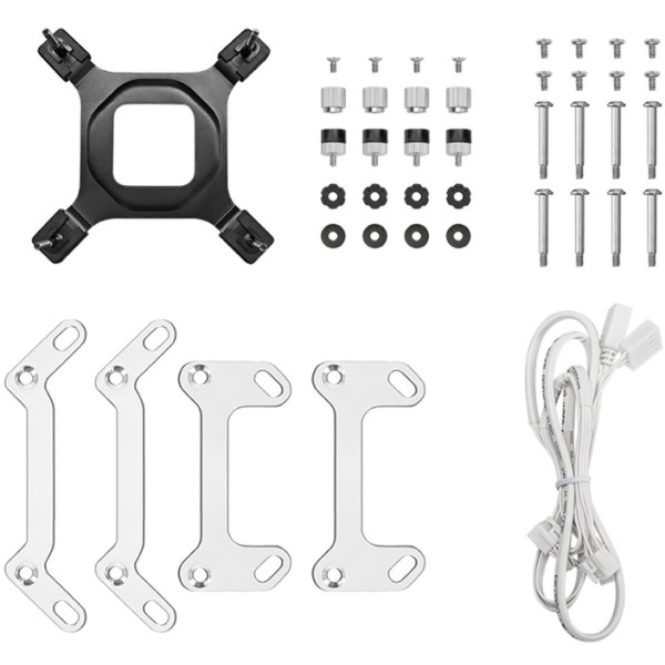 DeepCool MYSTIQUE 240 ARGB (White) Kits Watercooling DeepCool, Ultra Pc Gamer Maroc