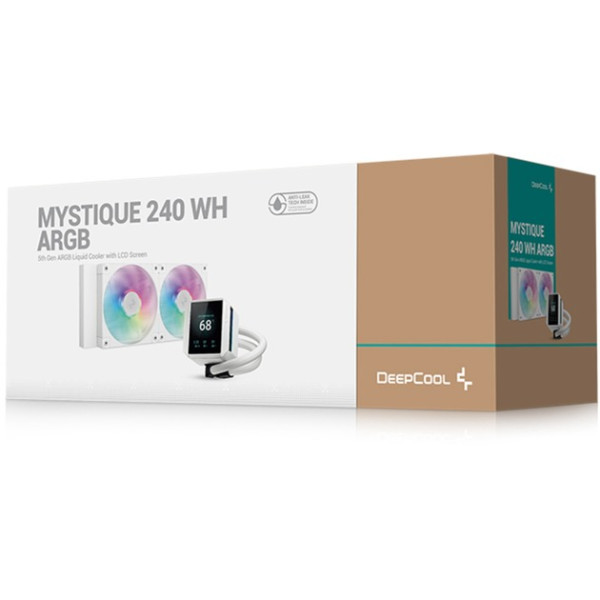 DeepCool MYSTIQUE 240 ARGB (White) Kits Watercooling DeepCool, Ultra Pc Gamer Maroc