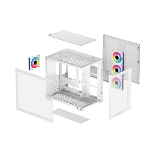 DeepCool CG530 4F White Boitiers PC DeepCool, Ultra Pc Gamer Maroc