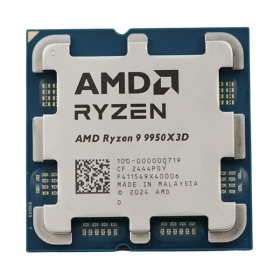 AMD Ryzen 9 9950X3D (4.3 GHz / 5.7 GHz) Tray Socket AM5 AMD, Ultra Pc Gamer Maroc