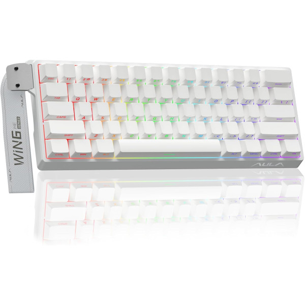 Aula WIN60 HE WHITE (Magnetic Switch) Claviers AULA, Ultra Pc Gamer Maroc