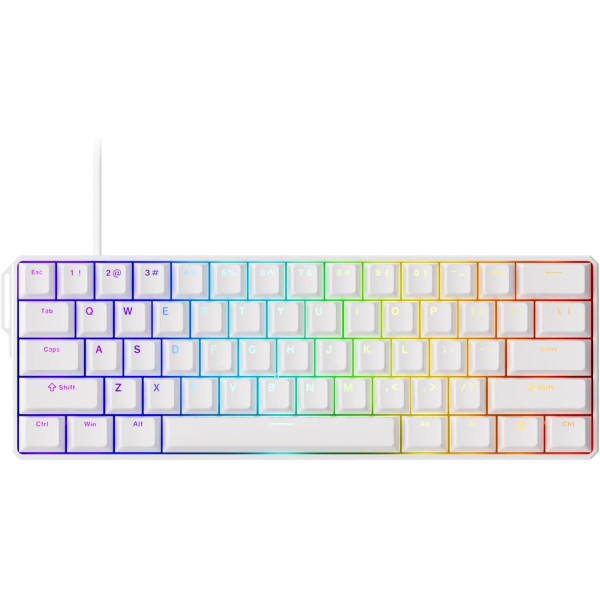 MonsGeek FUN60 Pro white (Magnetic Switch) Claviers MonsGeek, Ultra Pc Gamer Maroc