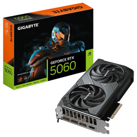 Gigabyte GeForce RTX 5060 WINDFORCE OC 8Go GDDR7 Cartes graphiques Gigabyte, Ultra Pc Gamer Maroc