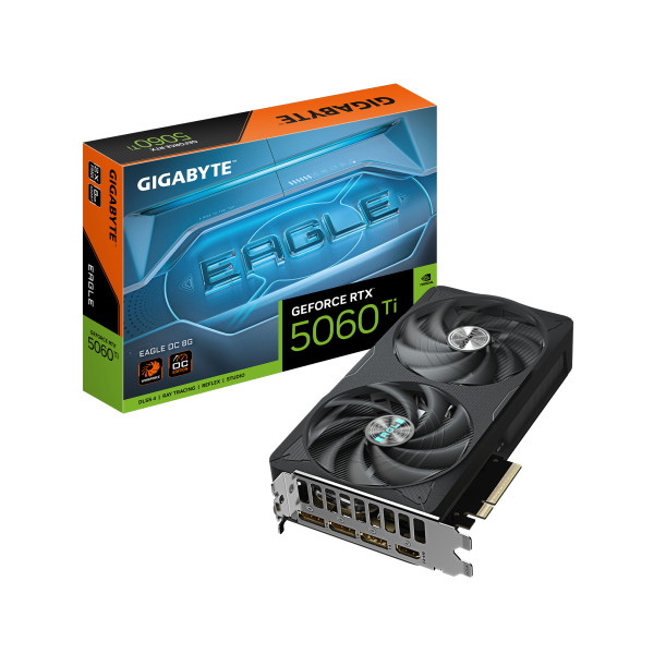 Gigabyte GeForce RTX 5060 Ti EAGLE OC 8G Cartes graphiques Gigabyte, Ultra Pc Gamer Maroc