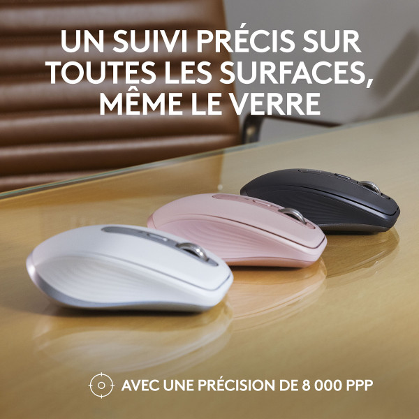 Logitech MX Anywhere 3S (Rose) Souris Logitech, Ultra Pc Gamer Maroc
