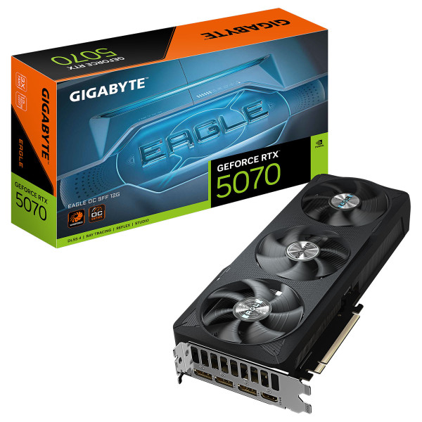Gigabyte GeForce RTX 5070 EAGLE OC SFF 12G Cartes graphiques Gigabyte, Ultra Pc Gamer Maroc