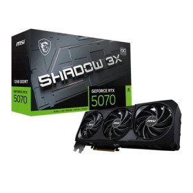 MSI GeForce RTX 5070 SHADOW 3X OC 12Go GDDR7 NVIDIA MSI, Ultra Pc Gamer Maroc