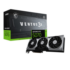MSI GeForce RTX 5070 VENTUS 3X OC 12Go GDDR7 NVIDIA MSI, Ultra Pc Gamer Maroc