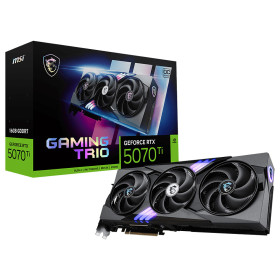 MSI GeForce RTX 5070 Ti GAMING TRIO OC 16G Cartes graphiques Gigabyte, Ultra Pc Gamer Maroc