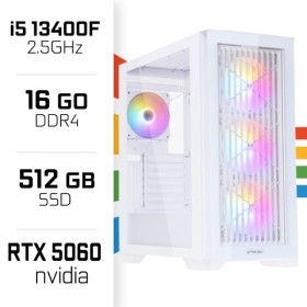 PC Gamer UltraPC Core i5 13400F/512GB SSD/16GB/RTX5060 PC Gamer Standard UltraPC, Ultra Pc Gamer Maroc