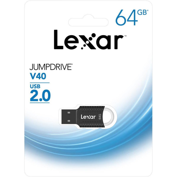 Lexar JumpDrive V40 2.0 64GB Clé USB Stockage externe Lexar, Ultra Pc Gamer Maroc
