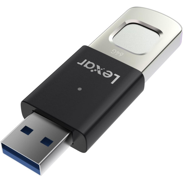 Lexar JumpDrive Fingerprint F35 Pro 3.0 64GB Clé USB Stockage externe Lexar, Ultra Pc Gamer Maroc