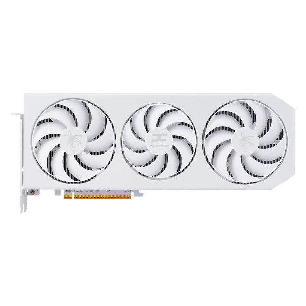PowerColor Hellhound Spectral White AMD Radeon RX 9070 XT 16GB OC AMD Powercolor, Ultra Pc Gamer Maroc