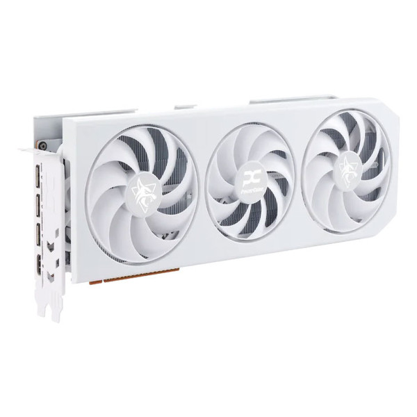PowerColor Hellhound Spectral White AMD Radeon RX 9070 XT 16GB OC AMD Powercolor, Ultra Pc Gamer Maroc