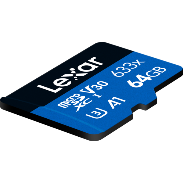 Lexar Haute Performance 64 Go 633x microSDXC UHS-I Disques durs externes Lexar, Ultra Pc Gamer Maroc
