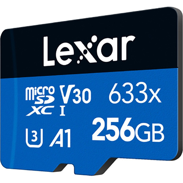 Lexar Haute Performance 256 Go 633x microSDXC UHS-I Disques durs externes Lexar, Ultra Pc Gamer Maroc
