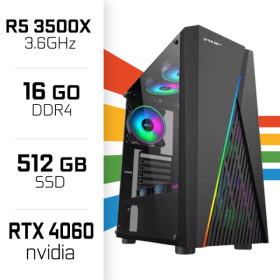 PC Gamer UltraPC Ryzen 5 3500X/16GB/512GB SSD/RTX4060 PC Gamer Standard UltraPC, Ultra Pc Gamer Maroc