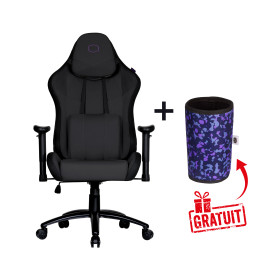 Bundle Caliber R3C Black + CH510 Cup Holder (Purple CAMO) Chaise gamer Cooler Master, Ultra Pc Gamer Maroc