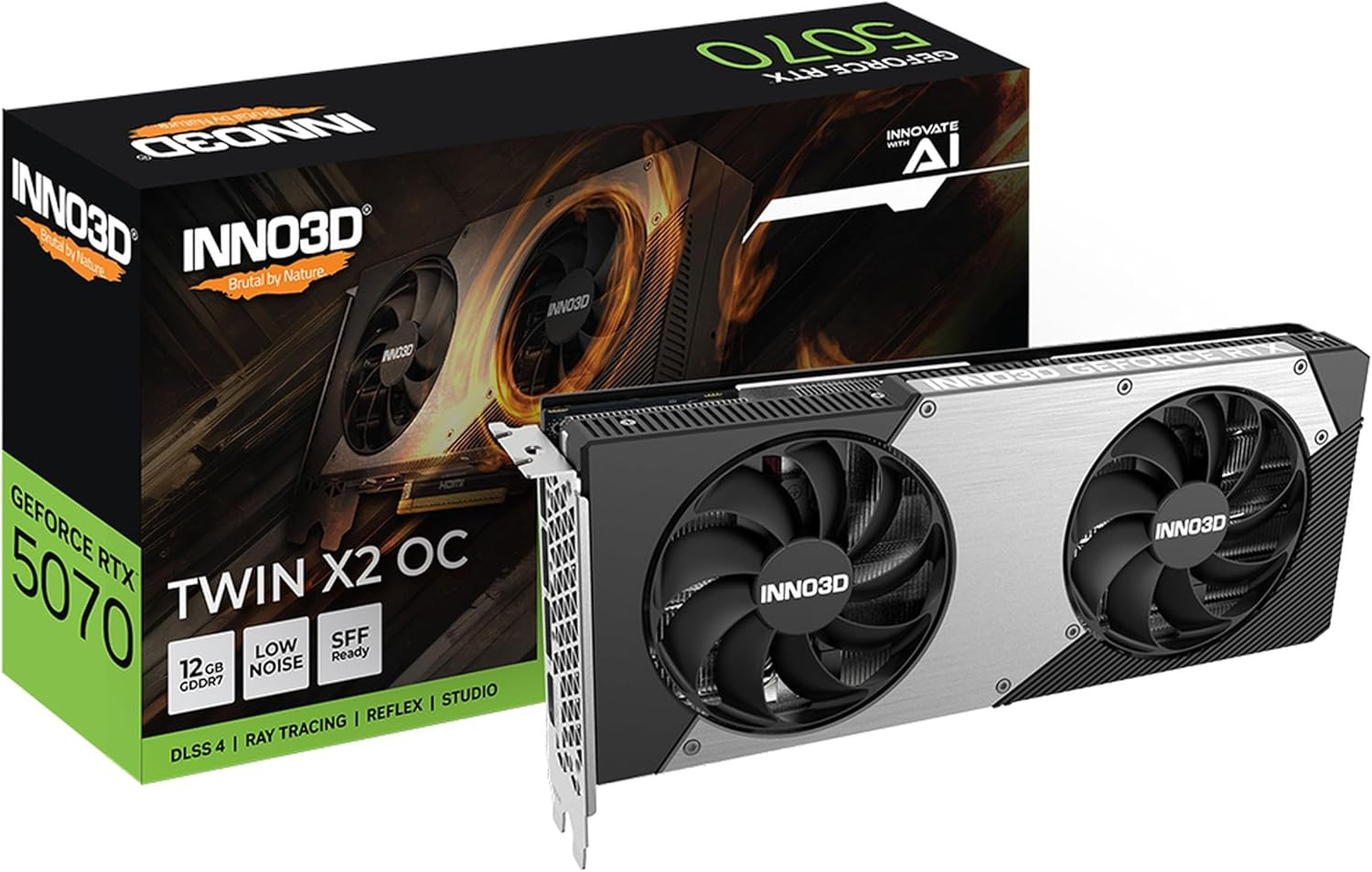 Carte Graphique Ä±nno3d Rtx 3070 Inno3d GeForce RTX 5070 12Gb Twin