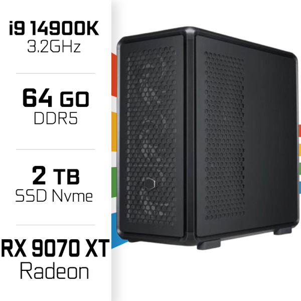 PC Gamer UltraPC i9 14900K/2TB SSD/64GB DDR5/RX9070XT PC Gamer Avancé UltraPC, Ultra Pc Gamer Maroc