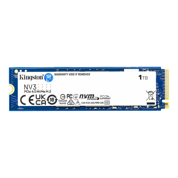 Kingston SSD NV3 1TB M.2 NVMe (Sans emballage) Disques SSD Kingston, Ultra Pc Gamer Maroc